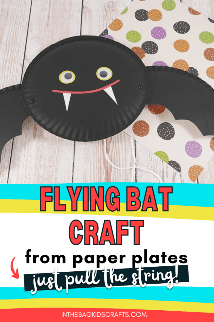 Paper Plate Bat Craft for Kids with Free Craft Ttemplate 