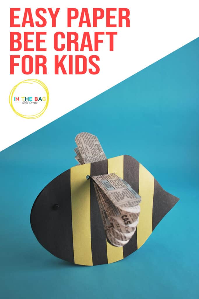 EASY PAPER BEE CRAFT 
