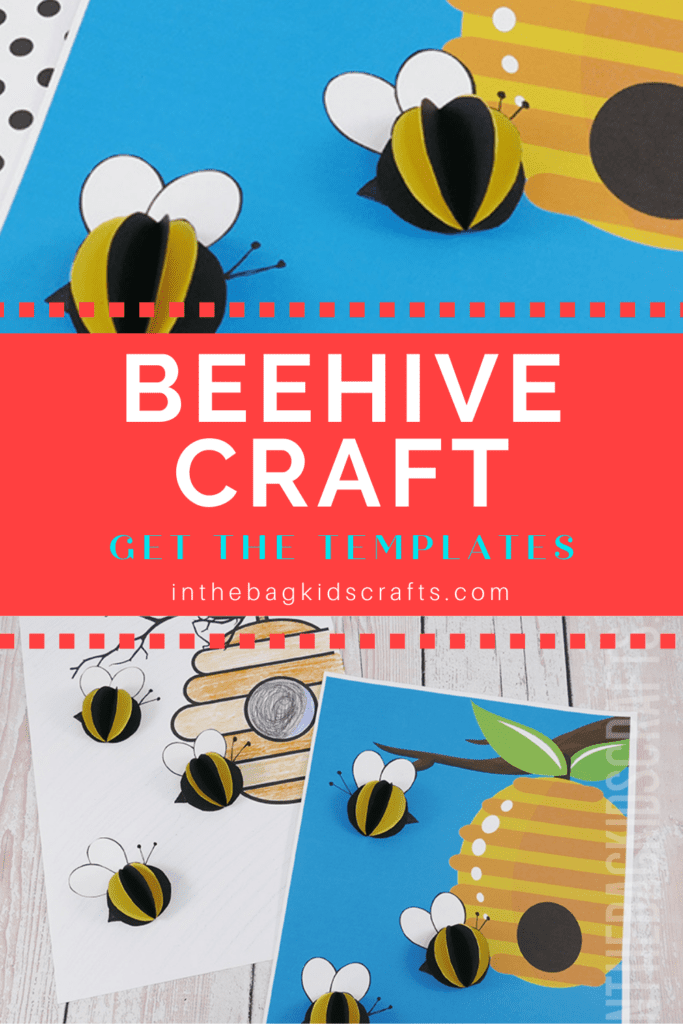 Summer Kids Activity Beehive Craft 