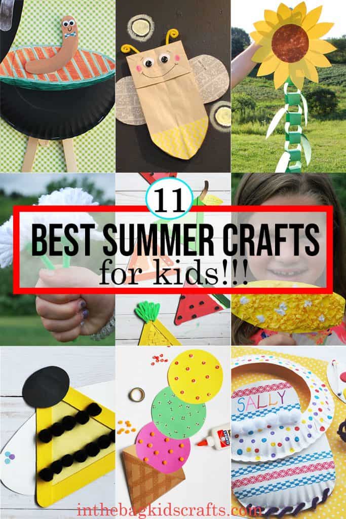 EASY SUMMER CRAFTS FOR KIDS 