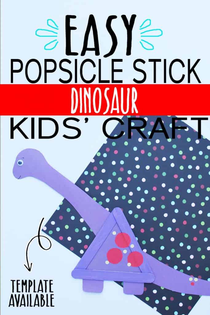 EASY DINOSAUR CRAFT FOR KIDS  