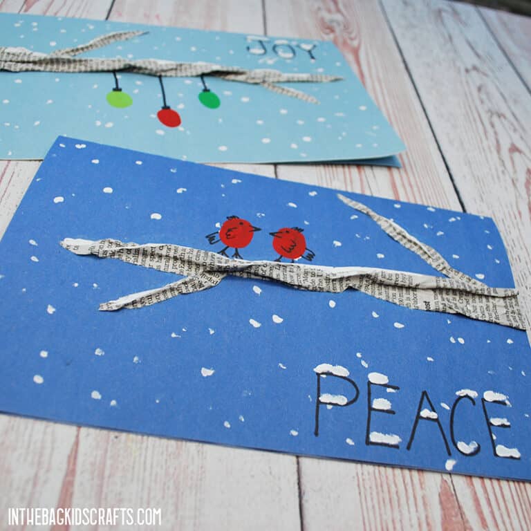 FINGERPRINT CHRISTMAS CARDS