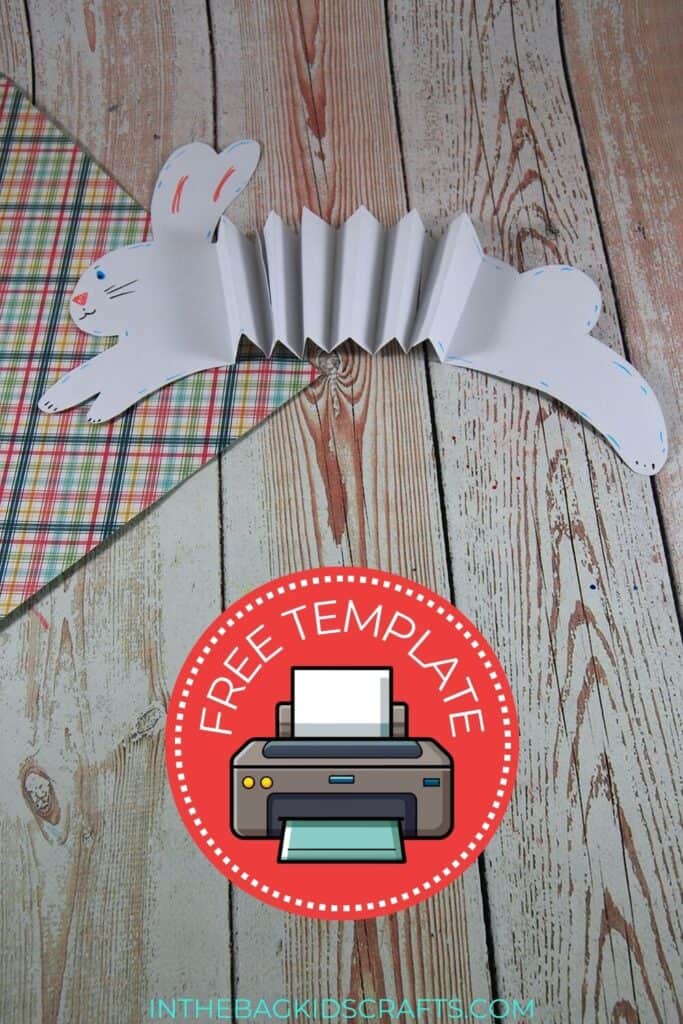 Paper Rabbit Craft for Kids 