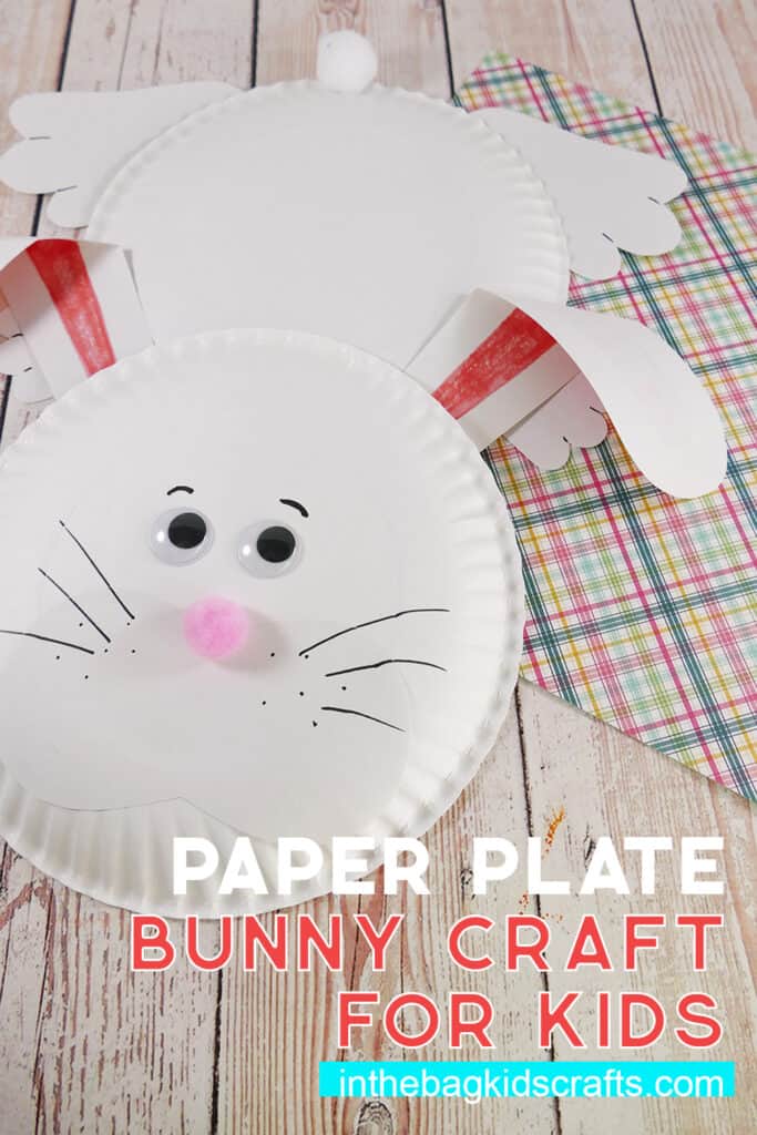 Paper Plate Bunny Craft for Kids 
