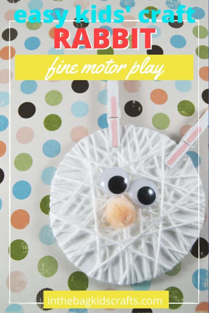 Rabbit craft for preschoolers 