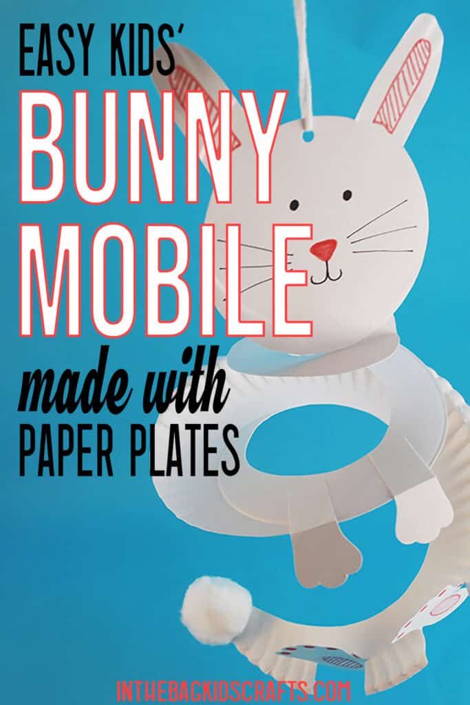 PAPER PLATE RABBIT CRAFT 