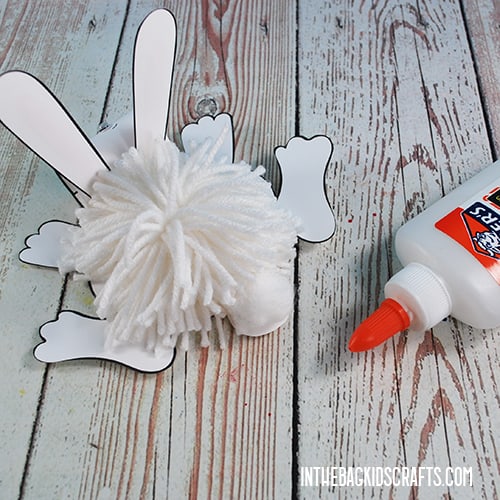 BUNNY CRAFT FOR KIDS STEP 7
