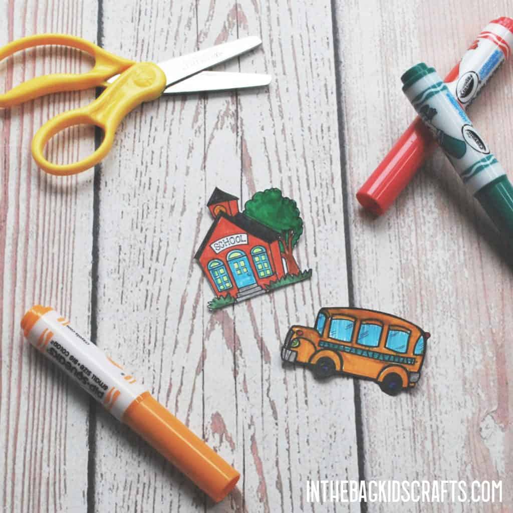 DIY BACK TO SCHOOL CRAFT STEP 1