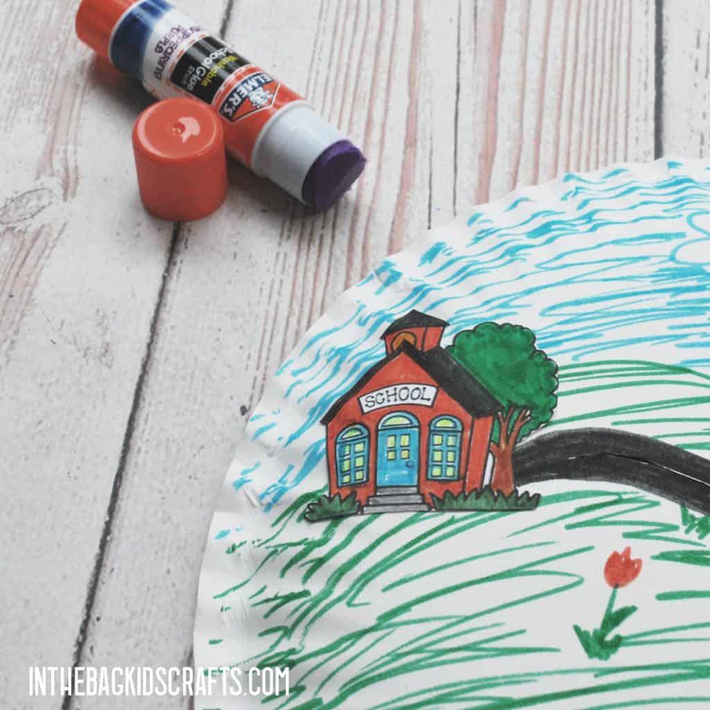 DIY BACK TO SCHOOL CRAFT STEP 3B
