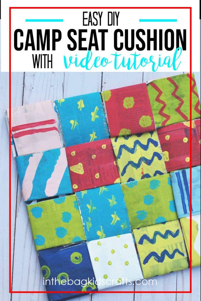 DIY CAMP SEAT CUSHION