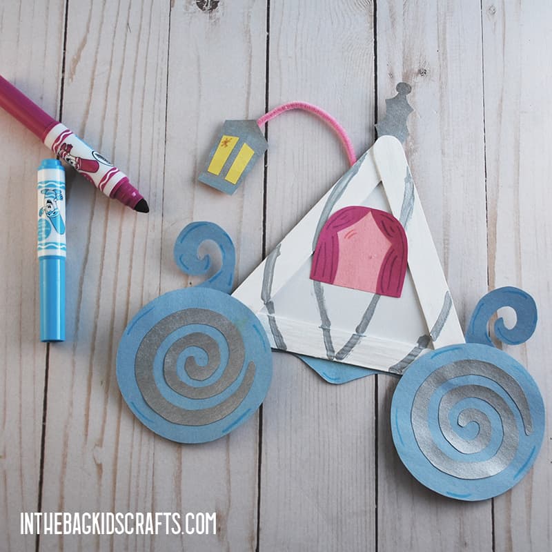 CINDERELLA ACTIVITIES CARRIAGE CRAFT STEP 7 