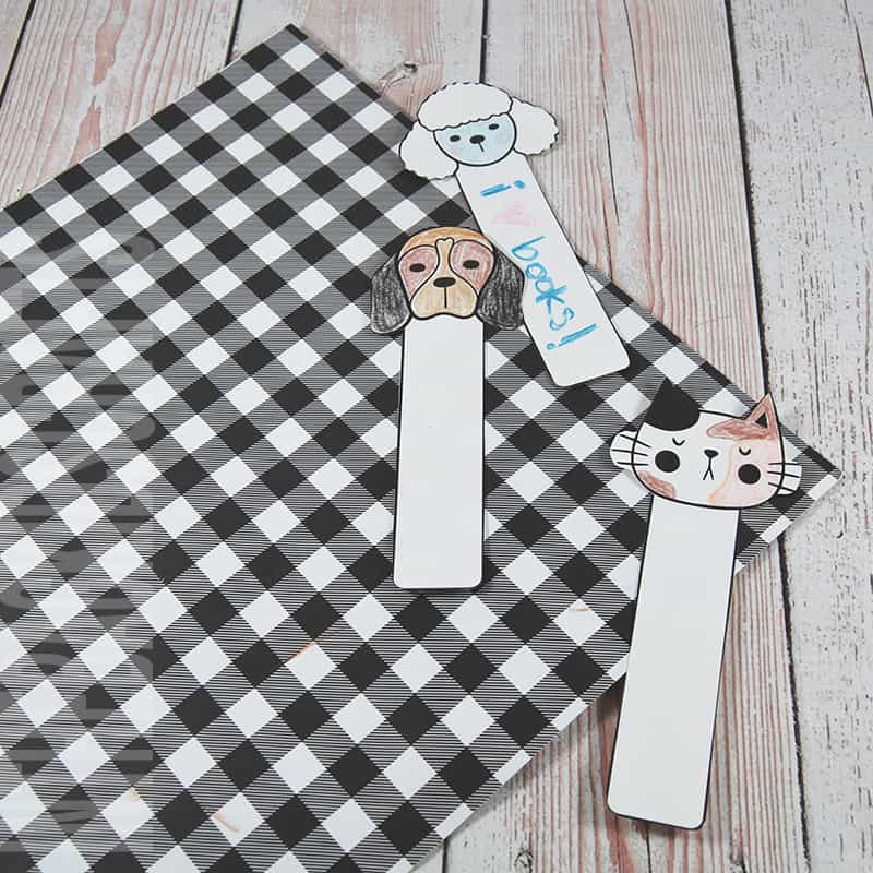 Pet Bookmarks for Kids