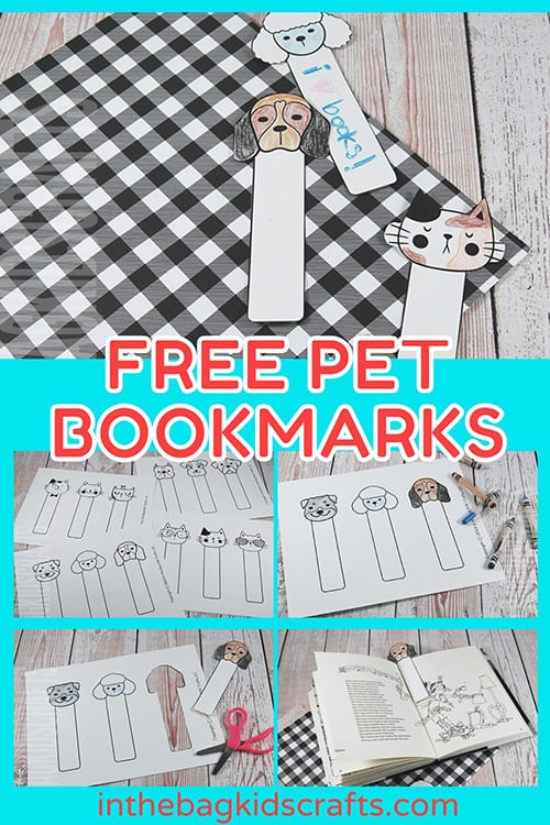 Pet Bookmarks Printables 