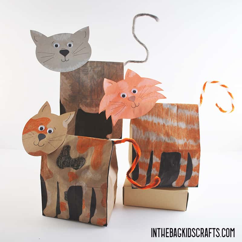 PAPER BAG CAT CRAFTS