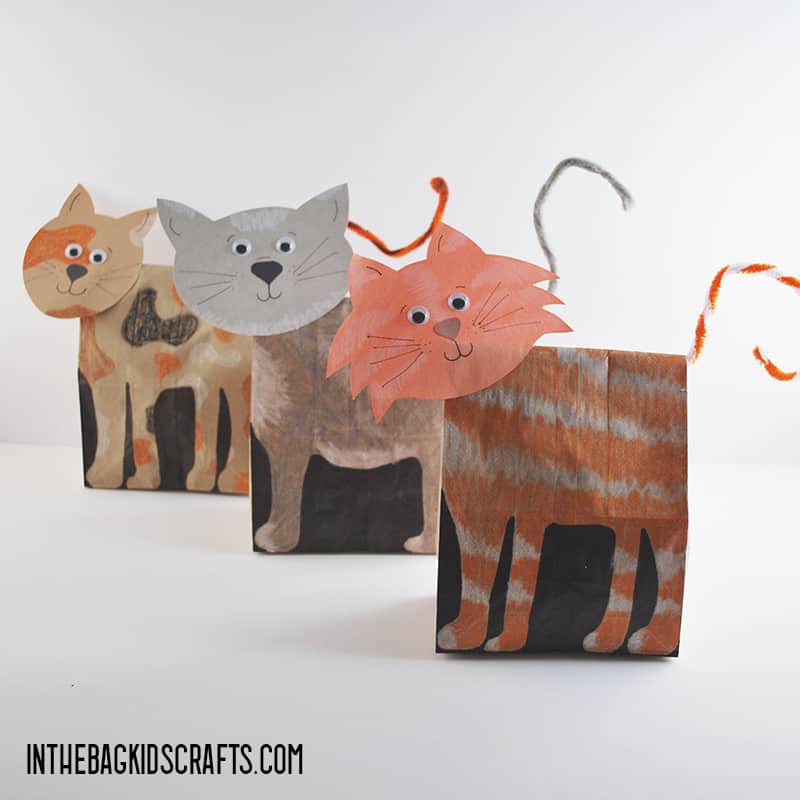 PAPER CAT CRAFT FOR KIDS