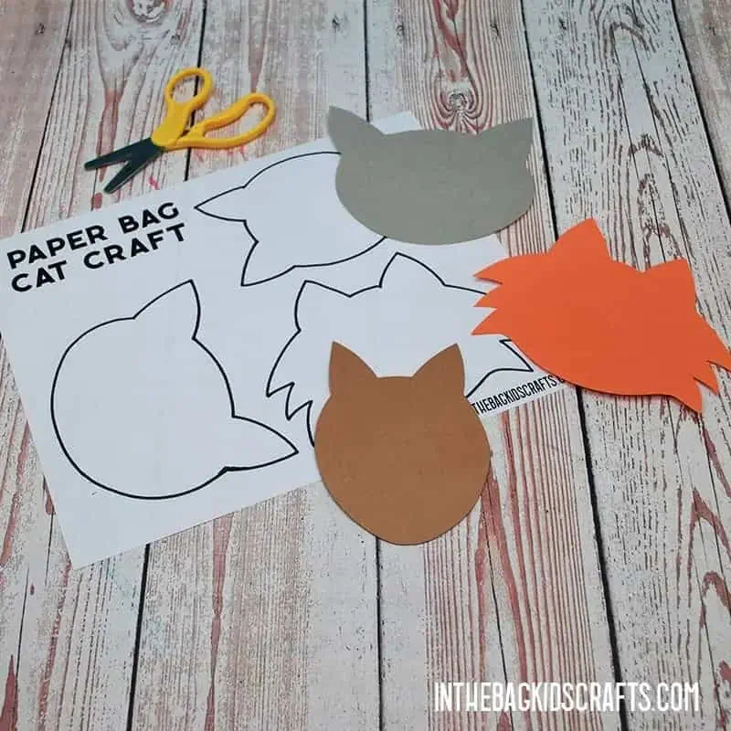 PAPER CAT CRAFT STEP 2