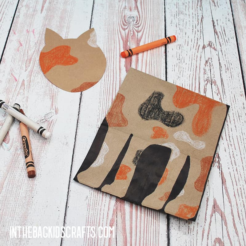 PAPER CAT CRAFT STEP 3