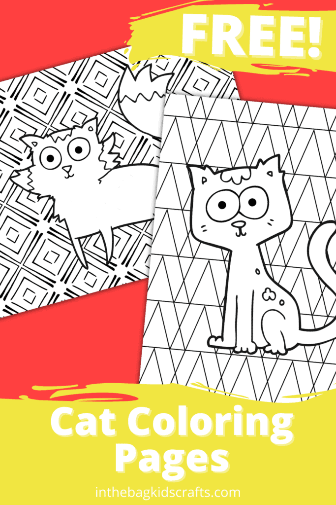 CAT COLORING PAGES FOR KIDS