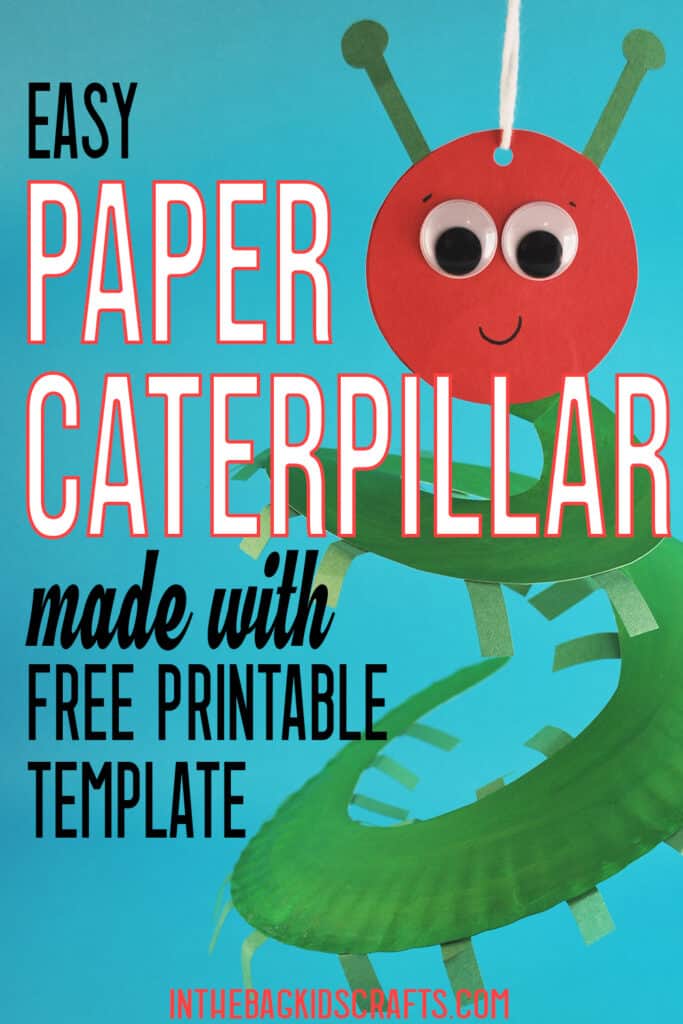 CATERPILLAR PAPER CRAFT FOR KIDS 