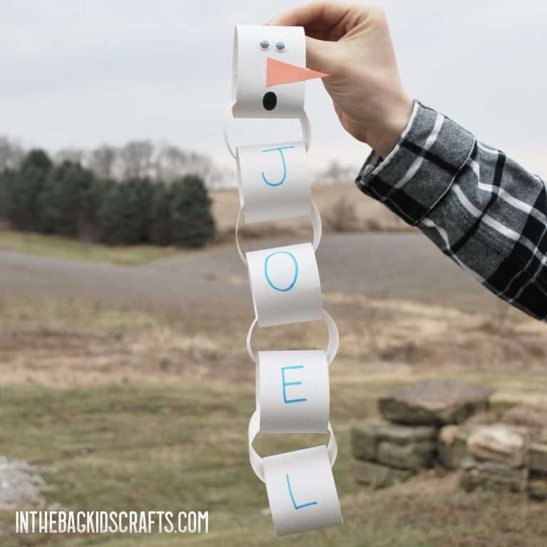 Snowman Chain Craft
