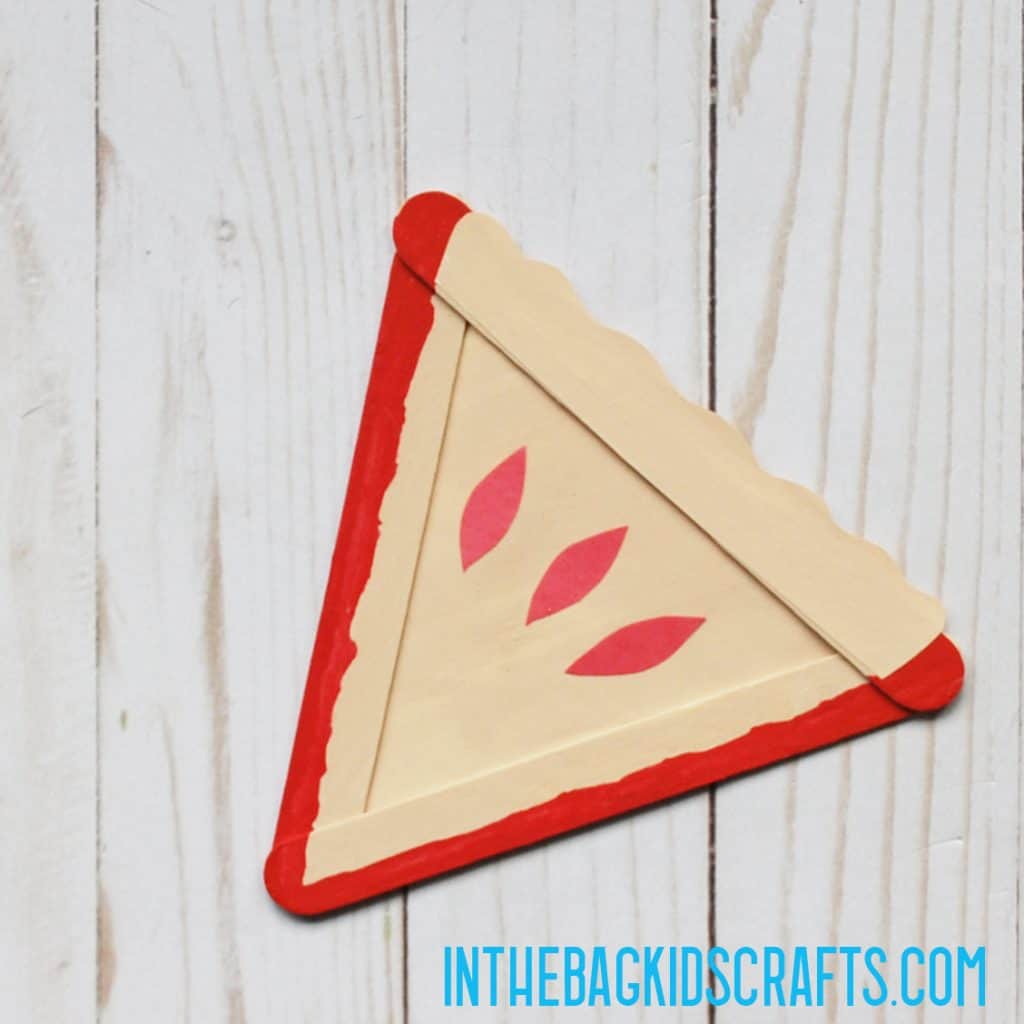 PAPER FOOD CRAFTS CHERRY PIE