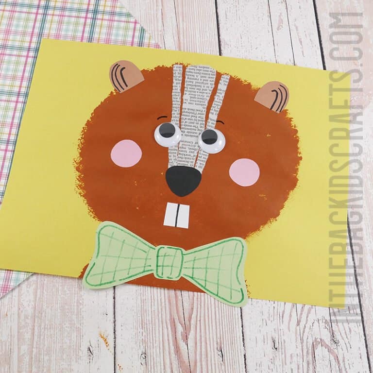CHIPMUNK CRAFT FOR KIDS