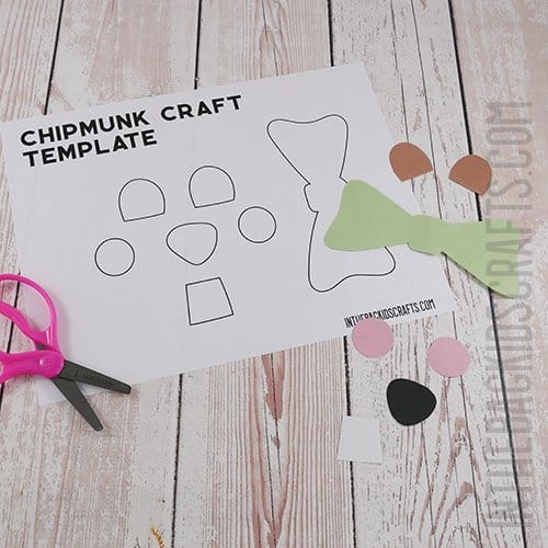 CHIPMUNK CRAFT STEP 3