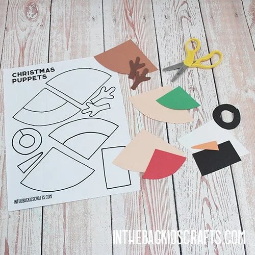 CHRISTMAS PUPPETS STEP 1