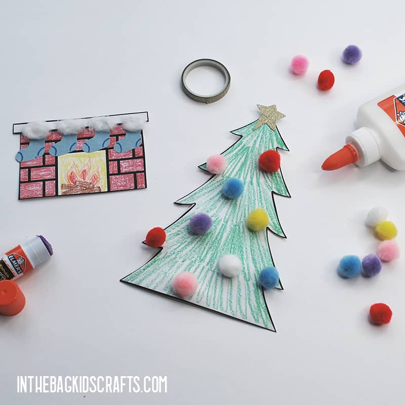 FREE PRINTABLE CHRISTMAS CRAFT STEP 4