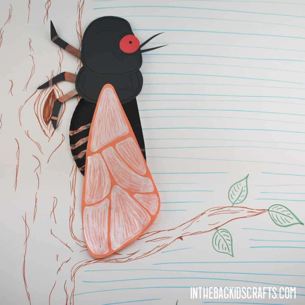 CICADA CRAFT FOR KIDS