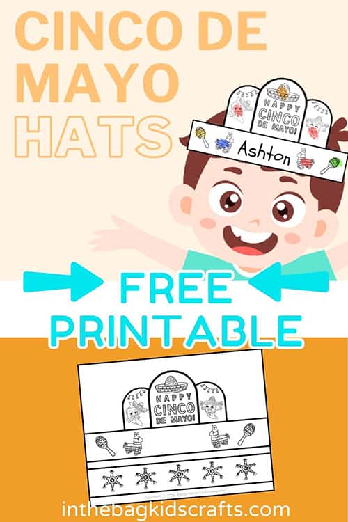 printable Cinco de Mayo Craft hat 
