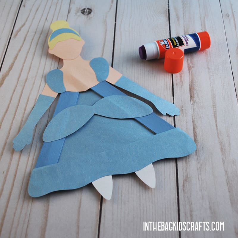 CINDERELLA ACTIVITIES CINDERELLA CRAFT STEP 4