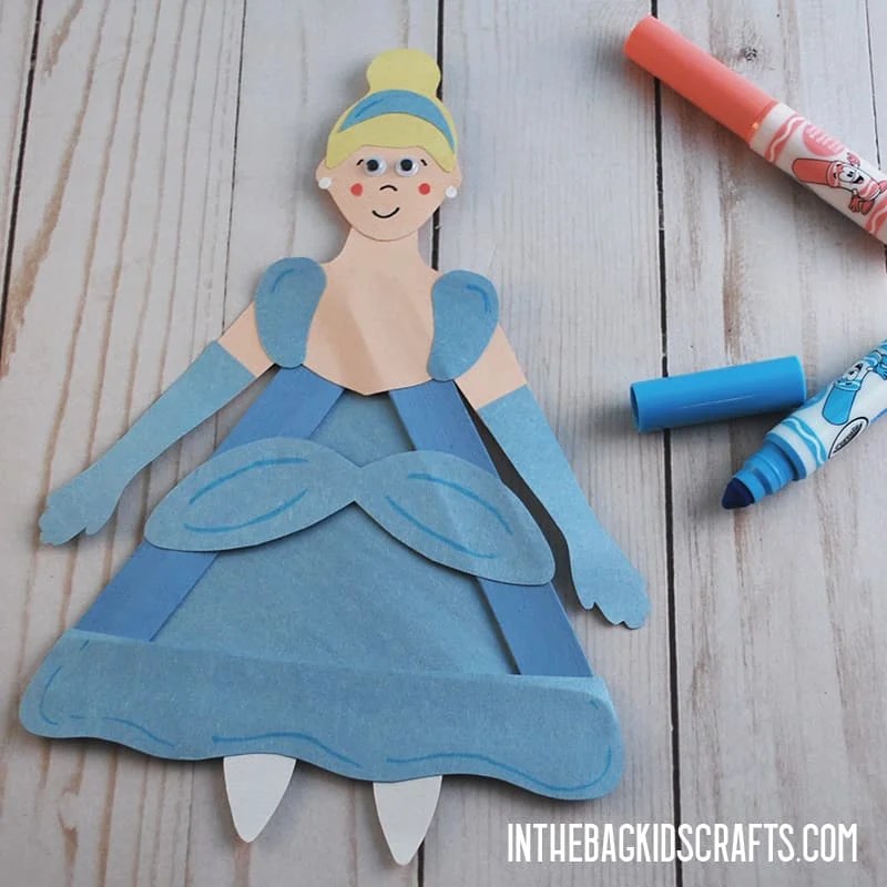 CINDERELLA ACTIVITIES CINDERELLA CRAFT STEP 5