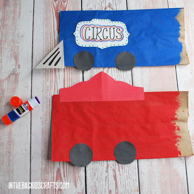 CIRCUS TRAIN CRAFT STEP 3
