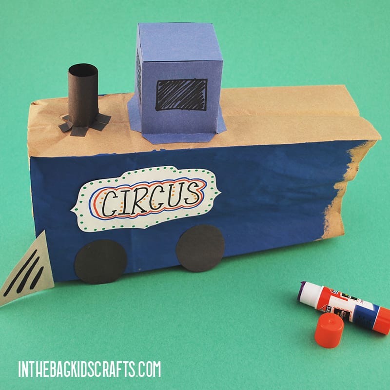 CIRCUS TRAIN CRAFT STEP 5