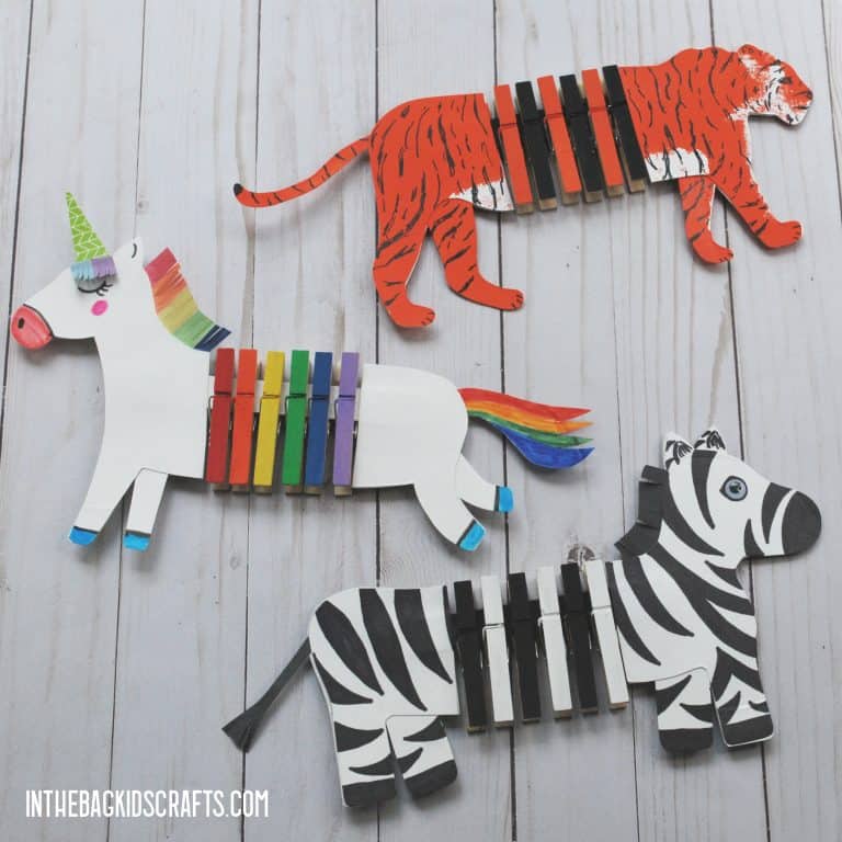 3 Animal Crafts for Building Fine Motor Skills