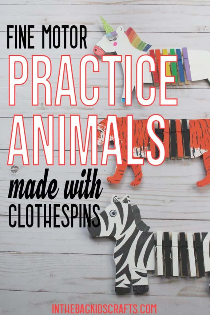 ANIMAL CLOTHESPIN CRAFT IDEAS 