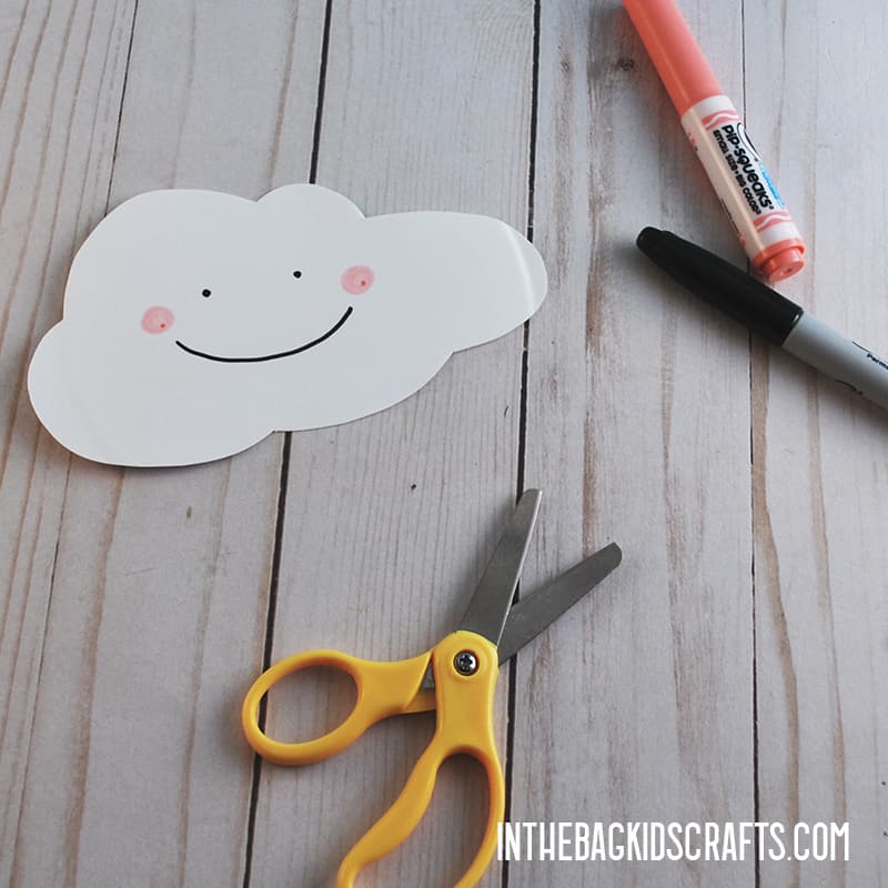 CLOUD CRAFT WITH RAINBOW STEP 3