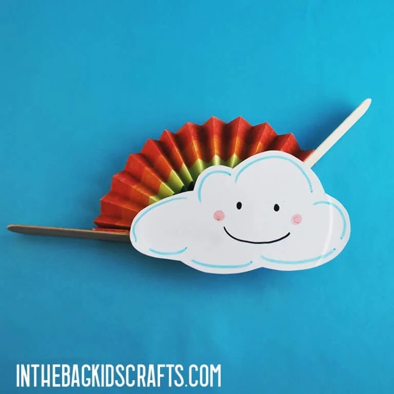 CLOUD CRAFT WITH RAINBOW FAN