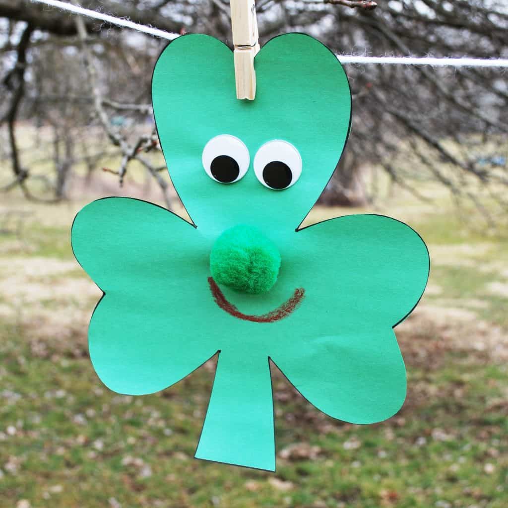 Decorated Lucky clover crafts