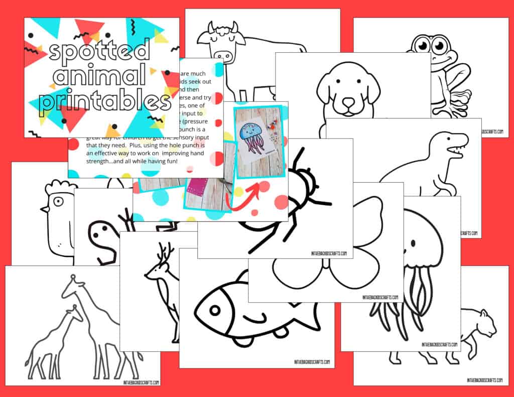 Printable Animal Crafts step 1