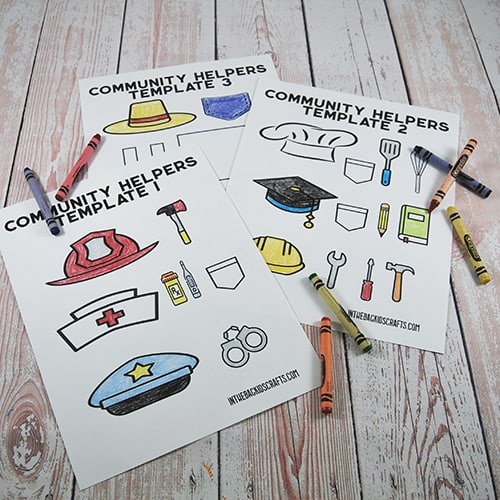 Community helper activity cards step 2