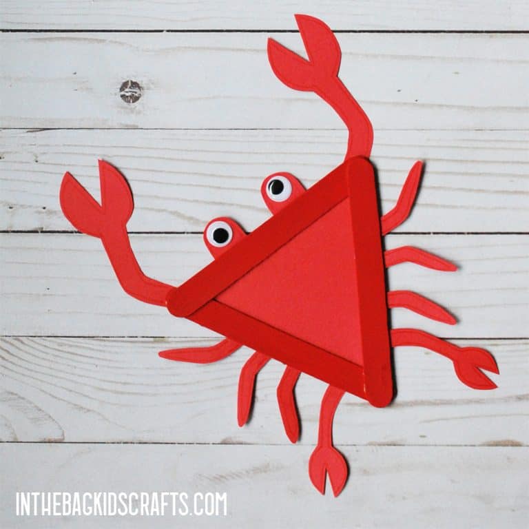 EASY CRAB CRAFT FOR KIDS