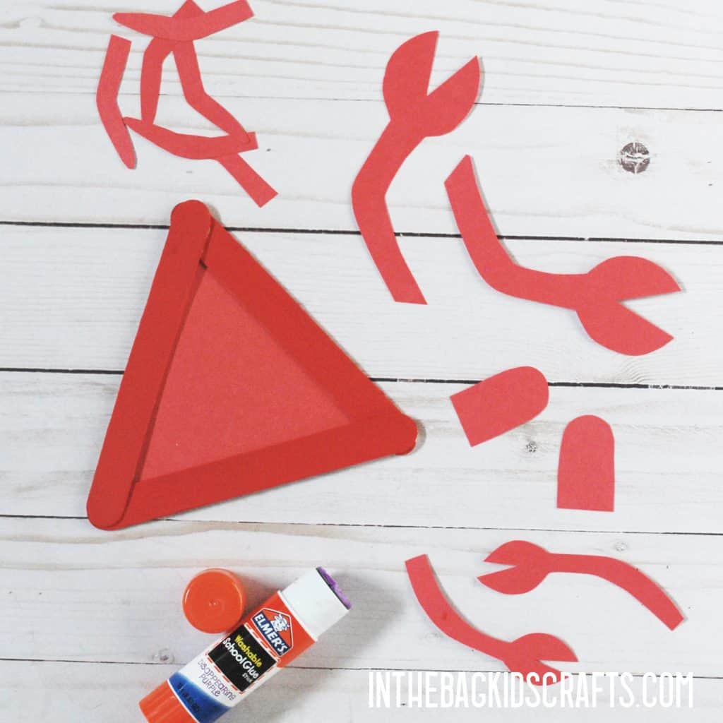 EASY CRAB CRAFT FOR KIDS STEP 4