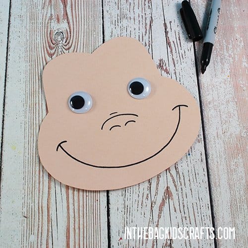 CURIOUS GEORGE CRAFT STEP 4