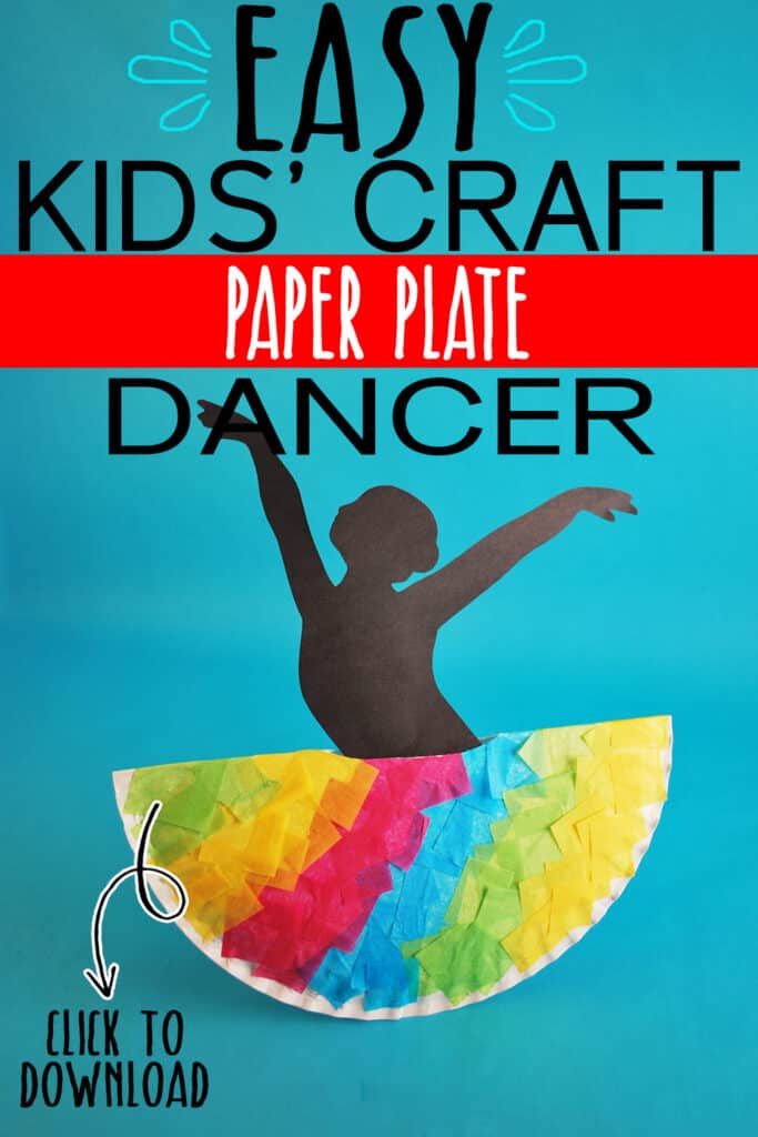 PAPER PLATE DANCER CRAFT FOR KIDS
