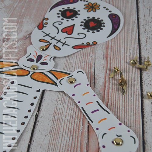 DAY OF THE DEAD CRAFT FOR KIDS STEP 4