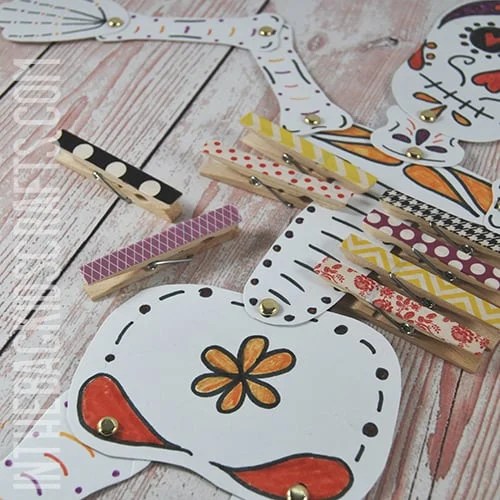 DAY OF THE DEAD CRAFT FOR KIDS STEP 6