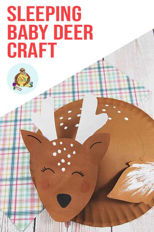 Paper Plate Deer Craft for Kids 