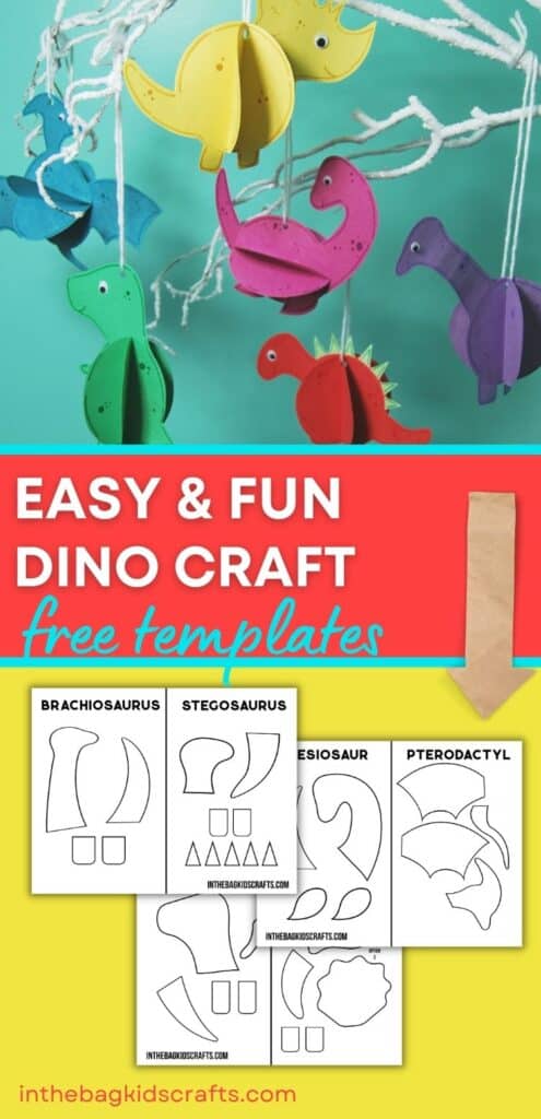paper dinosaur crafts for kids 
